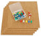 MIVIDE 20PCS Cork Tile Boards for Walls, Self Adhesive Cork Board Tiles, Corkboards Wall Tiles with Push Pins for Notice, Pictures, Photos, Drawing Display (18X18X0.6CM)