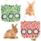 2 Pcs Rabbit Hay Feeder, Hanging Hay Feeding Bag Hay Feeder Guinea Pig Storage Racks with 2 Holes Rabbit Hay Bags Pet Food Bags for Chinchilla Dutch Pig Mole (Large)