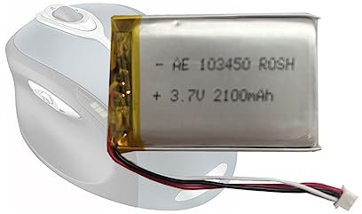 HIGHAKKU Ersatzakku Batterie 103450 kompatibel mit Logitech MX1000 MX-1000 M-RAG97 Wireless Bluetooth Mouse 190247-1000, 190247-B000, L-LB2, NTA2253