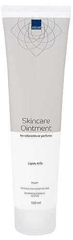 ABENA Hautpflege-Salbe 150 ml - feuchtigkeitsspendend für 24 Std nach dem Auftragen, bei trockener & empfindlicher Haut, rückfettend & beruhigend, ohne Duftstoffe & Farbstoffe