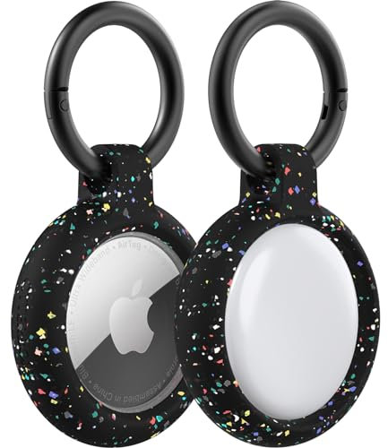OtterBox AirTags Case für AirTag, stoßfeste, sturzsichere, robuste, dünne Schutzhülle für Apple AirTags, inklusive Karabiner, Carnival