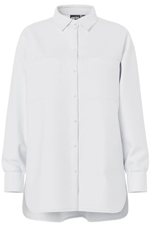 PIECES Damen Pcmelia Ls Loose Shirt Noos Pcmelia Ls Oversize Shirt Noos (1er Pack)