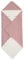 Ehrenkind® Einschlagdecke Babyschale | Für das ganze Jahr | Oeko-TEX Zertifiziert | Rosé-Creme | Made in Europe Babydecke für Kindersitz oder Kinderwagen | kuschelige Decke für Babys