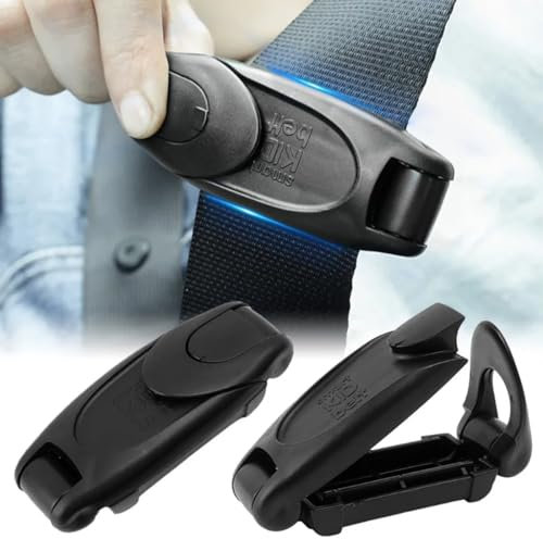 ZOPJUMA 2 Pièces Ajusteur de Ceinture de Sécurité de Voiture, Pince Ceinture de Sécurité, Clip Ceinture de Sécurité pour Ceintures de Sécurité Dans les Camions, les SUV et Diverses Voitures