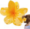 Mollettone per Capelli Fiori, Pinze per Capelli Donna Elegante, Pinze per Capelli Fiori Clip Artiglio da Donna, Fermagli per capelli, artiglio per capelli, Giallo