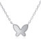 Evensee Schmetterling Halskette Damen Silber 925, Perlmutter Butterfly Anhänger, Sterling Silber Chain, Personalisierte Schmuck, Geschenk für Frauen und Mädchen