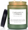 M&SENSE Kardamom &Zypresse Duftkerzen im Glas 2-Baumwolldocht 550g Sojawachskerze 110 Std. Brenndauer saubere ungiftige Kerze Herbstduftkerze für die Wohnungseinrichtung CardamomCypress