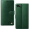 AIMOYU for iPhone SE 2020/2022, iPhone 7/8 Case, Flip Wallet Leather Phone Case with [4 Card Slots] [RFID Blocking] Magnetic Protective Shockproof Cover for iPhone SE/ 7/8 - Green