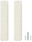 M10 Kratzbaum-Ersatzpfosten – 10 mm Bolzen, Sisal-Kratzbaum, Ersatzstange, M10-Bolzen, stabile PVC-Rohre, Schrauben im Lieferumfang enthalten (12 x 40 cm)