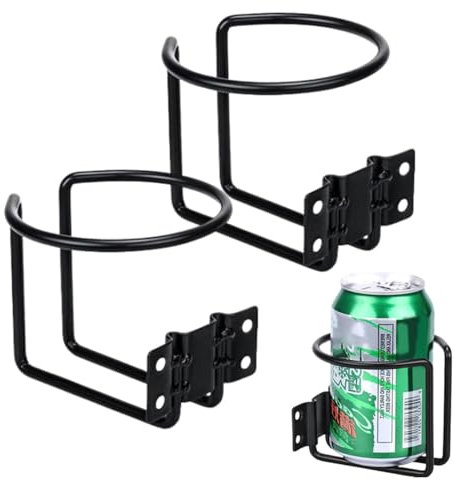 Portabicchieri per barca, portabicchieri per barche, supporto per portabicchieri da barca, supporto per bicchieri da barca, supporto per bevande ad anello massiccio, supporto da parete in ferro, per