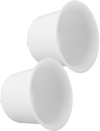 UKCOCO Ceiling Fan Dust Cover Plastic Fan Cover for Light Socket Canopy Protection Replacement Canopy