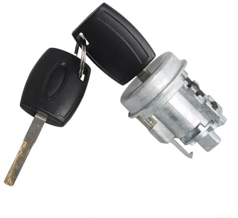 Serratura di accensione cilindro e chiave set per Ford Fiesta (11 19), include parte OEM BE8Z11582B