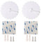 AKSIQIOL 2 pcs Ceiling Hooks for Mosquito Nets, Bed Canopy Hooks with Base Screws & Super Glue, Nail-Free Dome Hooks, Home Bed Accessories
