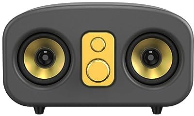 Rtxbvg 1 PCS Retro Wireless Bluetooth Speaker Subwoofer Computer Desktop Game Sound Box C