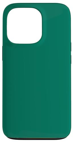 Monochrome Color Green Emerald Case for iPhone 13 Pro