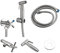 Bidet Faucet Handheld Bidet Sprayer Set Stainless Steel Toilet Faucet Single Cold Water Bathroom Shower Head