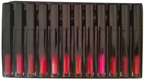 12 Pcs Flüssiger Lippenstift Set Lip Flecken Make Up Langzeitdauer Wasserdichte Matte Lippenstifte Lippen Set Für Frauen Mädchen