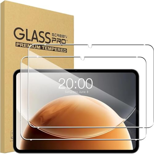 NUCNOK 2 Stück Schutzfolie für Teclast T65/T65 Plus Tablet (13,4 Zoll) Folie,9H Härte Panzerfolie, Anti-Kratzen, Anti-Bläschen,HD Displayschutz