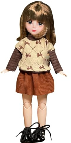1/6 BJD-Puppe, 30CM, 20 bewegliche Gelenke-Kugelgelenk, Zarter Puppenschmuck, DIY Modepuppen Kleidung Spielzeug, Für Halloween, Weihnachten und Geburtstagsgeschenk - Style#Q