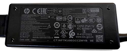 HP Kit di alimentazione originale HP 19,5 V, 2,31 A, 45 W in sostituzione di 741727, HSTNN-CA40, 721092, 719309, 696694, 696607 con spina 4,5 x 3 mm e 7,4 x 5 mm, cavo adattatore Kimalaya 1,5 x 3 x 3