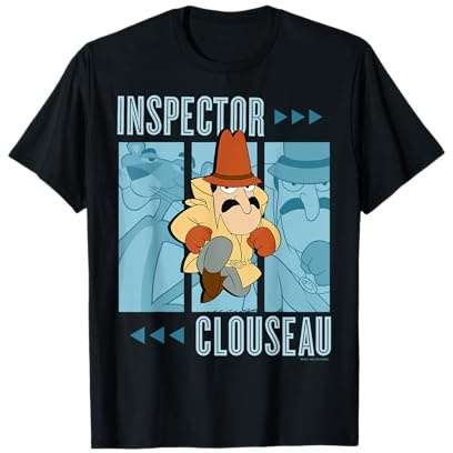 Pink Panther Inspector Clouseau Trio Panels T-Shirt