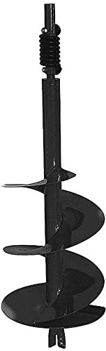 GardenTrax Earth Auger Spiral Drill Bit 12” x 36”, Post Hole Digger with 7/8 Drive Shaft