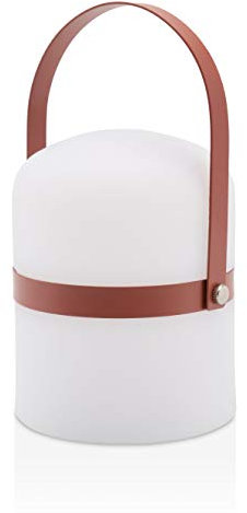 LUUK LIFESTYLE Gran linterna para exteriores en diseño escandinavo, decoración para dormitorio, cocina, terraza, en terracota
