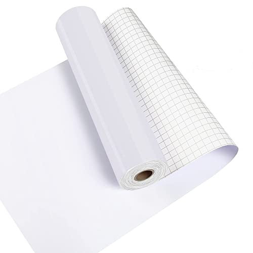 Permanent Vinyl Roll for Cricut, 12 x 40 Ft Glossy White, Lya Vinyl Self Adhesive Vinyl Sheet for Cricut for Decor Sticker, Weeding Machine, Craft Cutter Machine, Car Decal