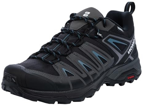 Salomon X Ultra Pioneer ClimaSalomon Waterproof Herren Wanderschuhe, Alle Wetterbedingungen, Sicherer Fußhalt, Stabil und gedämpft, Black, 43 1/3