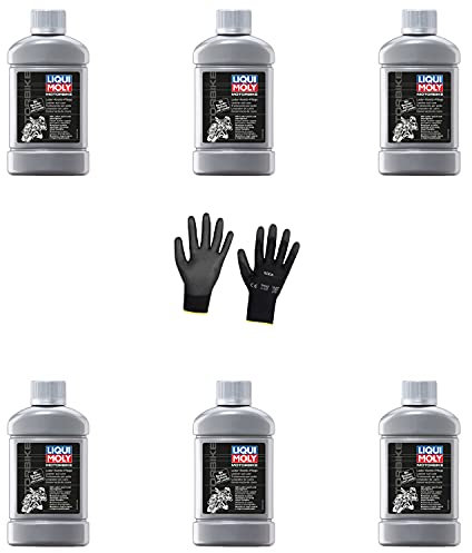 Iloda 6xOriginal Liqui Moly 250ml Motorbike Leder-Kombi-Pflege 1601 Schutzhandschuhe