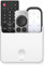 elago Soporte Universal Para Mando a Distancia Compatible con Apple TV y Todos los Demás Mandos a Distancia, Almohadilla de Gel Incluida, Diseño Detallado (Grande, Blanco)
