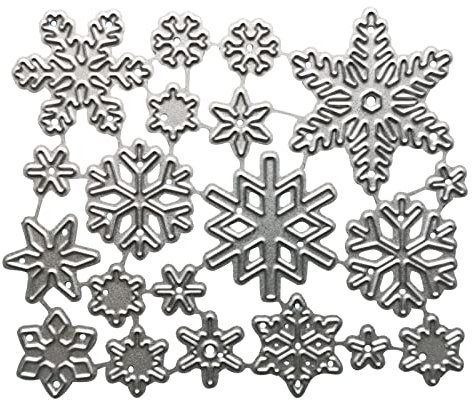 ECMQS Winter Schneeflocken DIY Stanzschablone, Scrapbooking Prägeschablonen Stanzformen Schablonen Für Scrapbooking