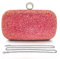 Pahajim Clutch Bags for Women Glitter Evening Bag Sparkly Handbags Rhinestone Bridal Clutch Ladies Sequin Chain Crossbody Bag for Wedding, Party, Date, Prom