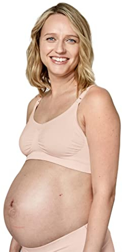 Medela Keep Cool Nahtloser Schwangerschafts- und Still-BH ohne Bügel – 2 eingewebte atmungsaktive Zonen – Soft-Touch-Stoff für angenehmen Halt