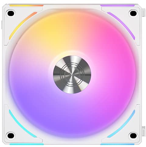 Lian-Li Ventilador Uni AL120 V2 ARGB PWM Lüfter - 120 mm, Color Blanco