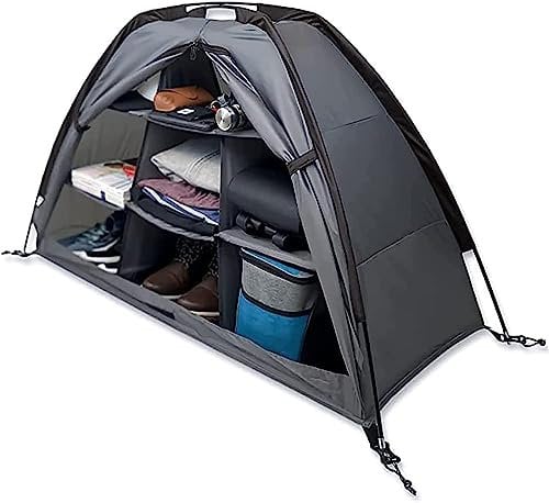 MIXBEL Armarios De Camping, Armarios De Camping Plegables con Compartimentos De Almacenamiento, Cocina De Camping Al Aire Libre, Armarios De Cocina De Camping Plegables con Estructura De Aluminio