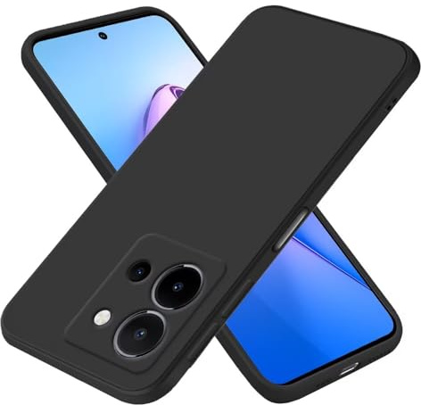 EASSGU Hülle für vivo Y36 (6.64Inches), Weiche TPU Silikon Hülle - Schwarz