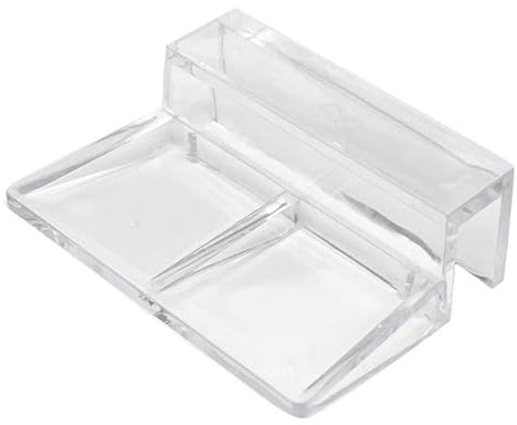 NGeGe Glasabdeckungs-Clip für Aquarien, universal, transparent, für 8 mm Glas, 12 Stück