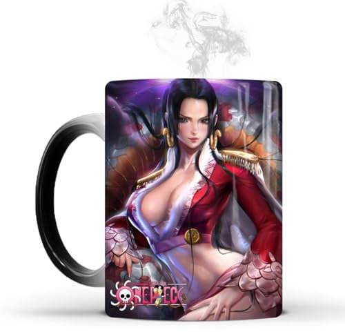 Ariycaz The Serpentine Empress Tasse à café en céramique sensible à la chaleur, tasse magique, cadeau fantaisie parfait / cadeau de père, 350 ml