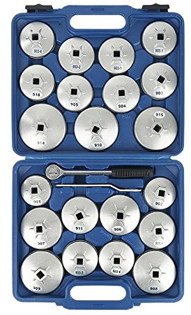 HUOLE capuchons universels - Pour filtre à huile,Coffret de 14 bouchons pour filtre à huile Cloches universelles pour filtre à huile,pour filtres à huile Coffret de clés pour filtres à huile (23)