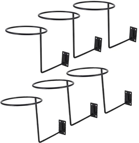 6 Stück Helm Halterung Motorrad,Motorrad Helmhalt Wand Fahrradhelm Halterung Hut Halterung,Hut Display Rack Helm Ständer für Helmet Display Aufbewahrung-Schwarz