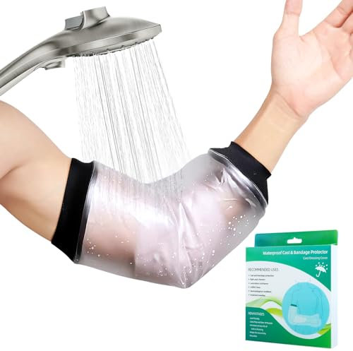 Copertura Impermeabile per Braccio, Protezione PICC per Doccia, Protezione Impermeabile per Cateteri PICC, Protezione per Ferite e Gomitiere