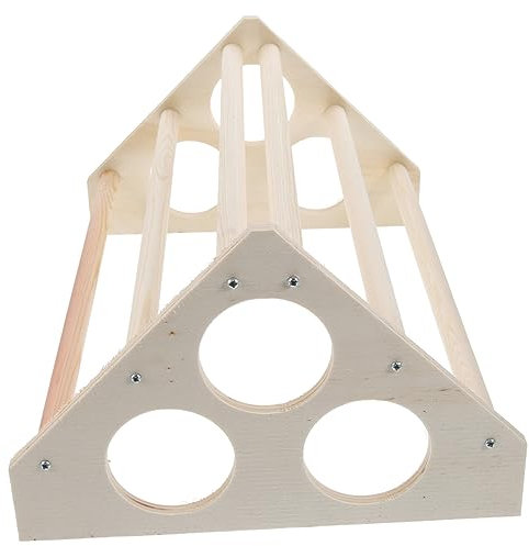 Sosoport 4 Stück Hühnerschaukelständer Hühnerholzständer Hühner-Roosting-Bar hähnchen ständer hühnchen ständer Spielset aus Holz Spielzeug Küken stehen Indoor-Hühnerbarsch Geflügel Stand