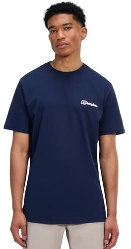 Berghaus Herren Front & Back T-Shirt | 100% Baumwolle T-Shirt, Dusk, 2XL