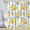 FAIRYGATE Duschvorhang Gelb Badewanne Vorhang Dusch Vorhang Duschvorhang 180x180 cm Duschvorhänge mit 12 Haken Bad Vorhang Gefrostet Wasserdicht Anti Schimmel für Badewanne Badezimmer B8119