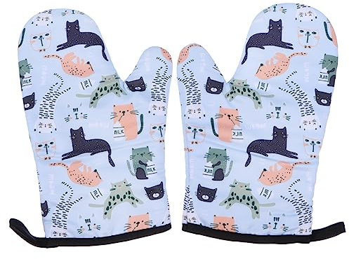 Guanti resistenti al calore. 2 pezzi guanti da forno Guanti antiscottatura Presine da cucina Guanti da cucina natalizi Guanti da microonde natalizi Guanti da barbecue Guanti da forno Guanti da forno F