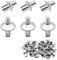 150 Piezas Remaches de Golpe: 5×11mm Remaches de Accionamiento, Remaches de Tracción de Núcleo, Remache de Aluminio de expansión, Remaches de núcleo de Aluminio con Cabeza Redonda