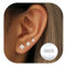 DORANA 3 Paar Ohrstecker Silber 925 Ohrringe für Damen Creolen Silber 925 Klein Hypoallergen Creolen Huggie Ohrringe Sets für Frauen Mehrere Piercings