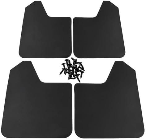 LSYZGRBC Auto Schmutzfänger, für Jeep Wrangler Sahara JK 2004-2017 Vorne und Hinten Schmutzfänger Strapazierfähig Spritzschutz Fender Schutz Zubehör