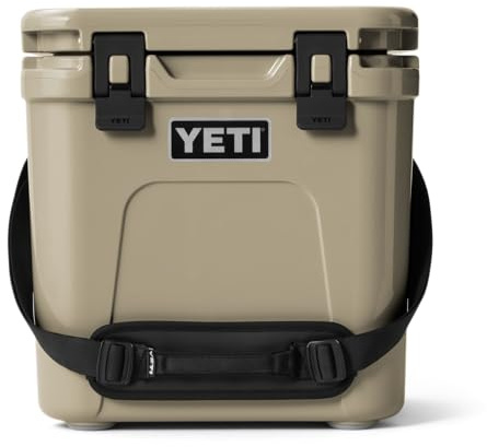 YETI Roadie 24 Cool Box 2.0, Insulated Hard Cooler, Tan